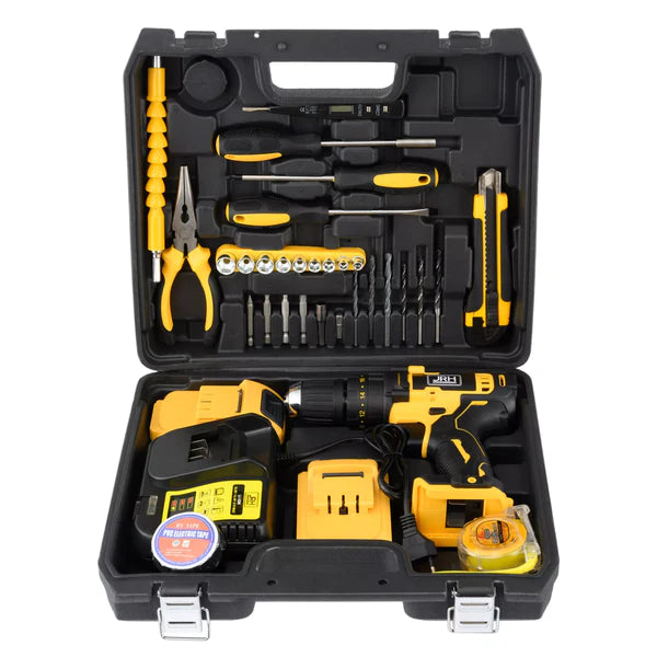Trusa bormasina cu 2 acumulatori de 24V si 23 accesorii incluse