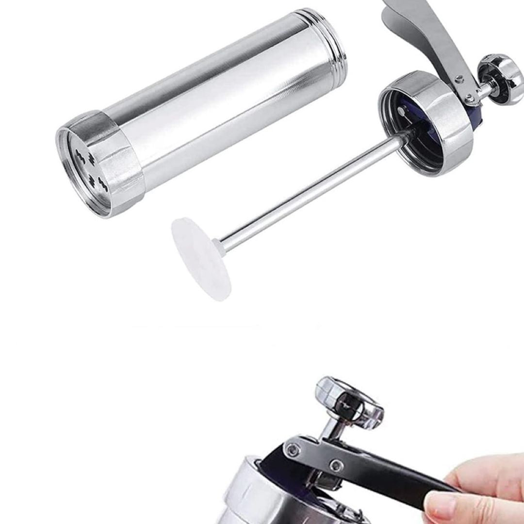 Aparat din inox pentru biscuiti si fursecuri