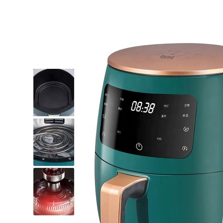 Friteuza cu aer cald - fara ulei, capacitate 6L, 2400W