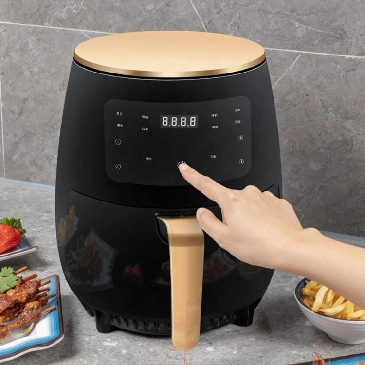Friteuza cu aer cald - fara ulei, capacitate 6L, 2400W