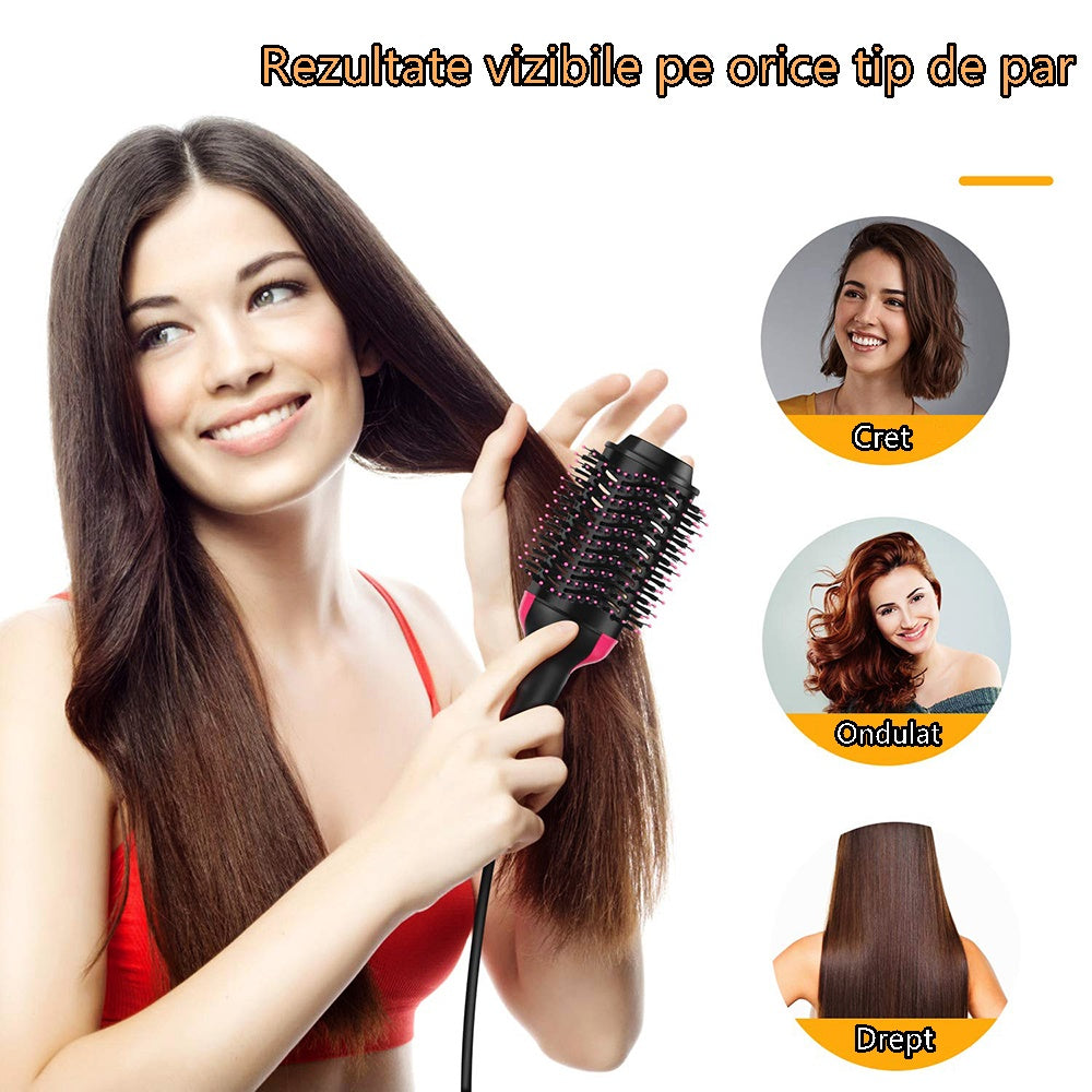 Perie electrica pentru uscarea, indreptarea sau ondularea parului PurrfectHair