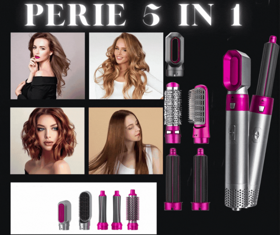 Perie de par 5 in 1 Baby Curly