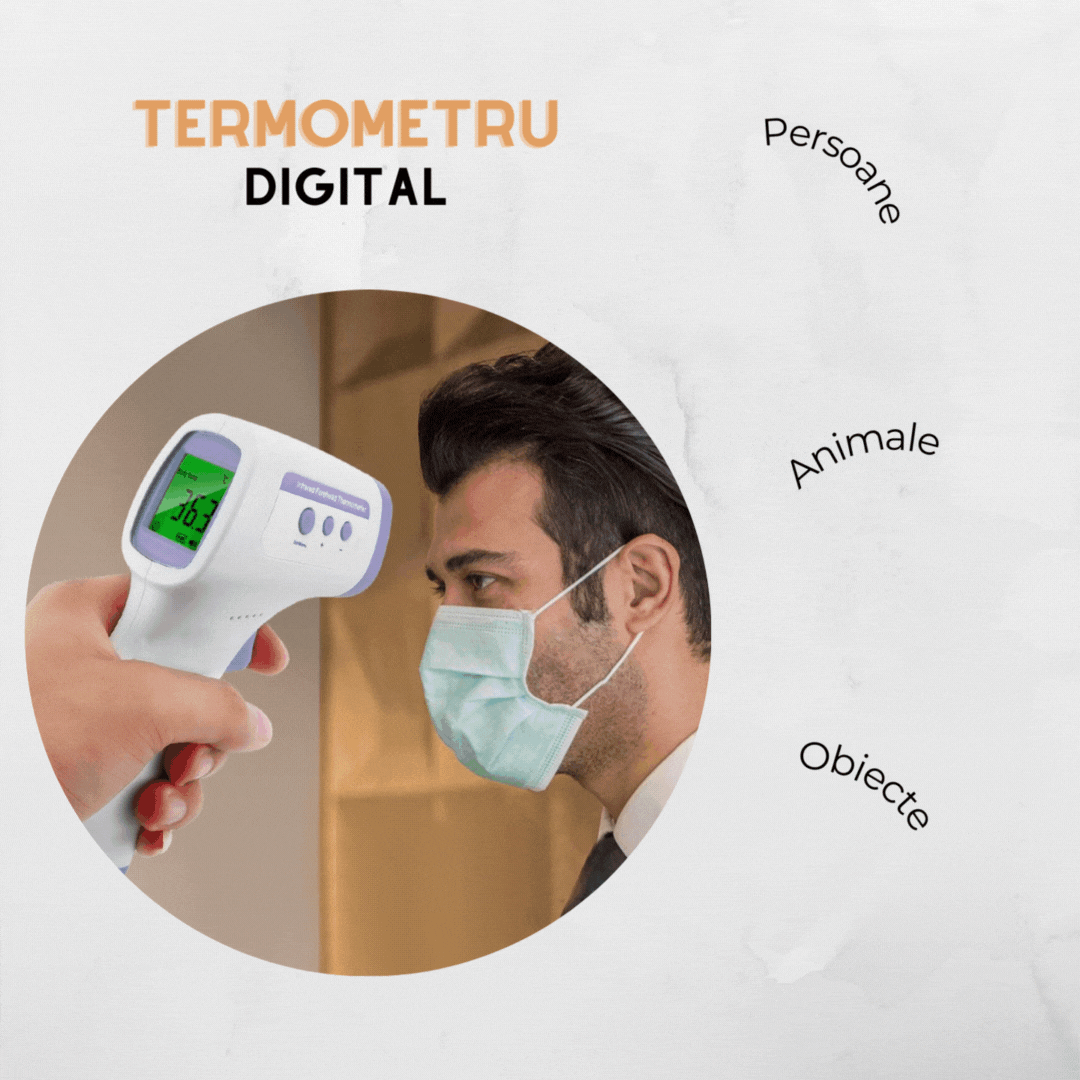 Termometru frontal digital cu infrarosu