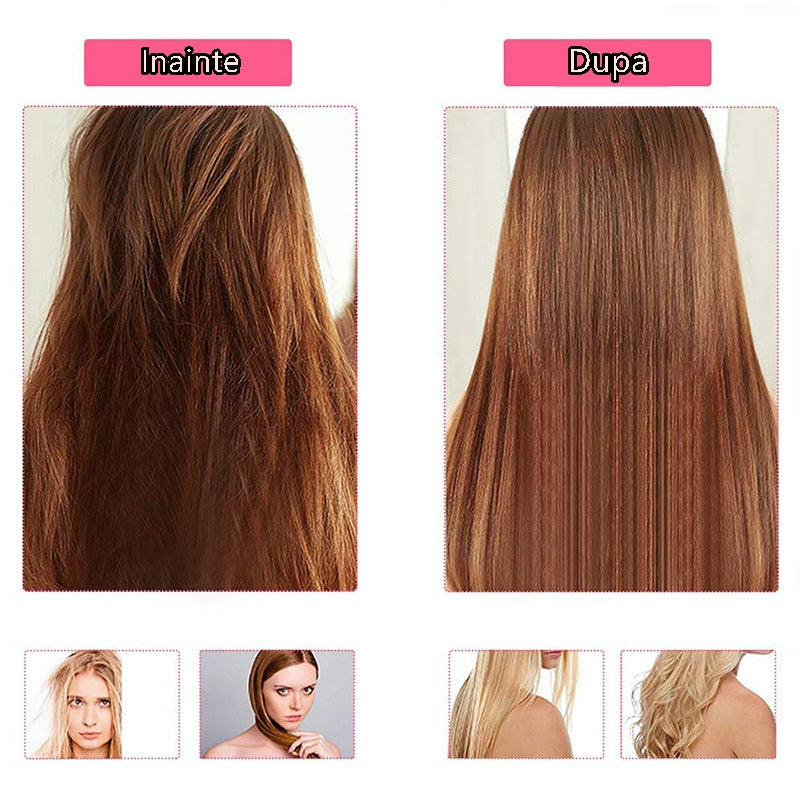 Perie electrica pentru uscarea, indreptarea sau ondularea parului PurrfectHair