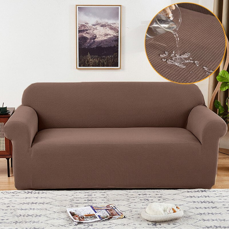 Huse texturate premium pentru canapea, bumbac, diferite culori, Rezistente la apa, Universale