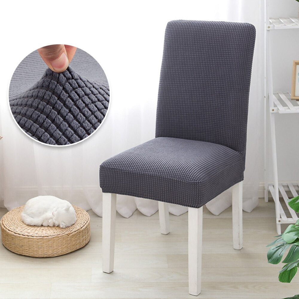SET 6x Huse texturate premium pentru scaune din bumbac, diferite culori, Universale, Rezistente la apa