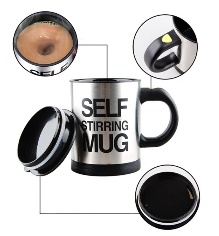 Cana cu amestecare automata Self-Stirring Mug