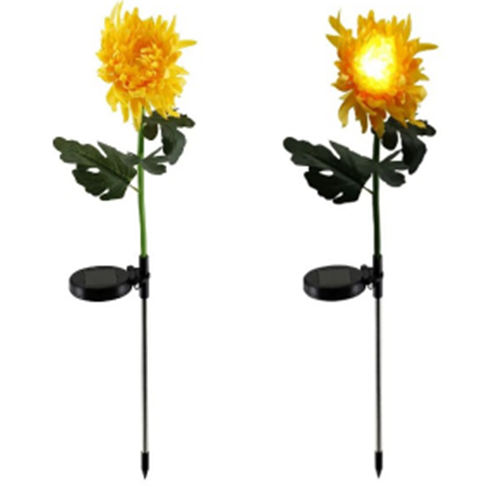 Set 2 x lampa solara, Crizantema