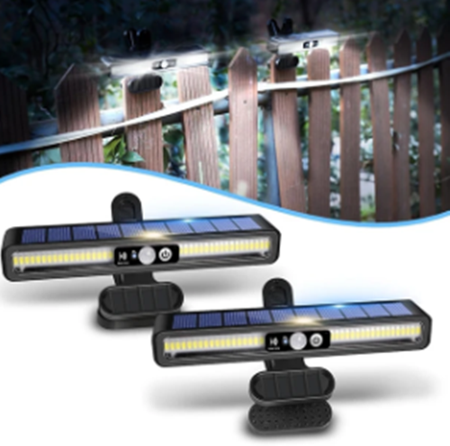 Lampa LED solara, Senzor de miscare, Clips