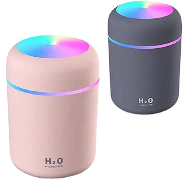 Umidificator de aer portabil, cu difuzor aromaterapie, incarcare USB, 300ml