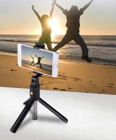 Selfie stick cu trepied pentru telefon