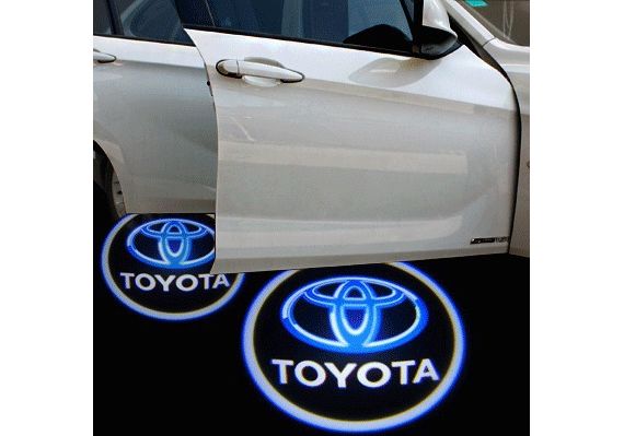 Set 2 x proiector LED logo marca automobil, montare sub usa/portiera