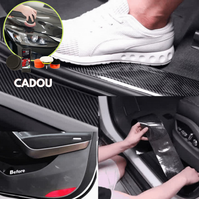 Banda adeziva carbon + CADOU kit polish auto