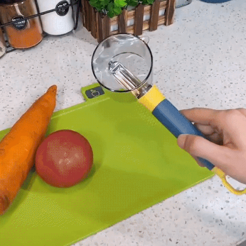 Dispozitiv pentru decojit fructe si legume