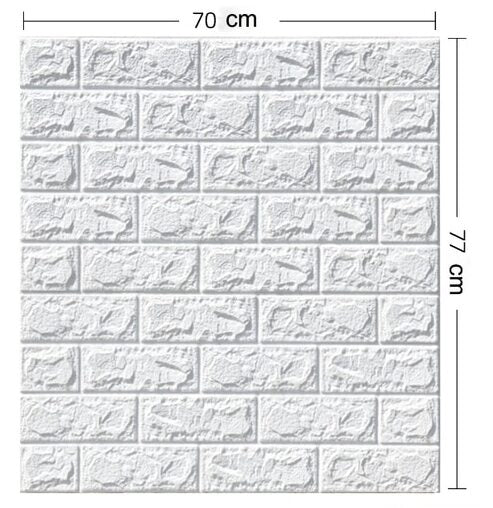 SET 10x Tapet 3D autoadeziv 70 x 77 cm