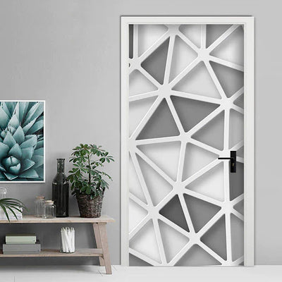 Autocolant 3D decorativ pentru usa 77x220cm